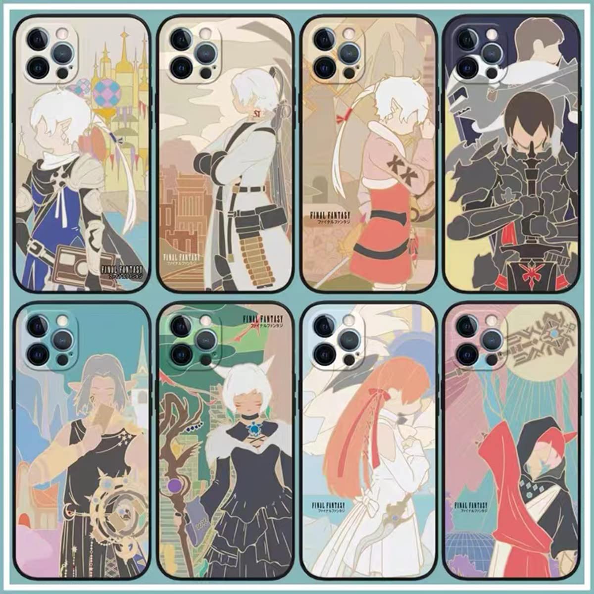 Amazon.co.jp: MIMZ FF14 携帯ケース iphon15ケース スマホケース 携帯